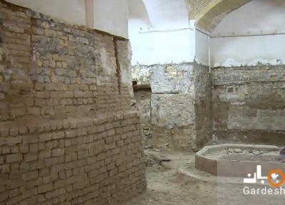 کشف حوضخانه یادگار دوره صفویه در عملیات مرمت زیرزمین مسجد کفش دوز های کاشان