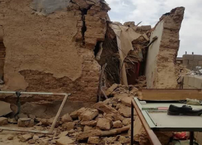شرایط گناوه و سی سخت بعد از زلزله ، بلاتکلیف میان آوار و کرونا