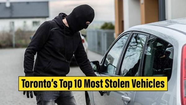 پلیس تورنتو فهرست بیشترین خودروهای دزدیده شده استان را منتشر کرد