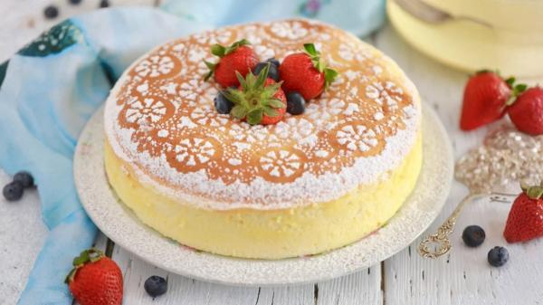 طرز تهیه چیز کیک ژاپنی به روش بن ماری طرز تهیه چیز کیک ژاپنی به روش بن ماری